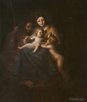 艺术家弗朗西斯科·戈雅作品《圣家族》
