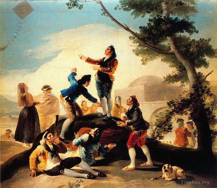 弗朗西斯科·戈雅 的油画作品 -  《风筝》