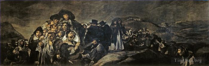 弗朗西斯科·戈雅 的油画作品 -  《圣伊西德罗朝圣》