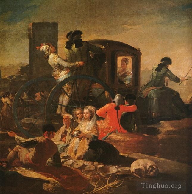 弗朗西斯科·戈雅 的油画作品 -  《陶器商贩》