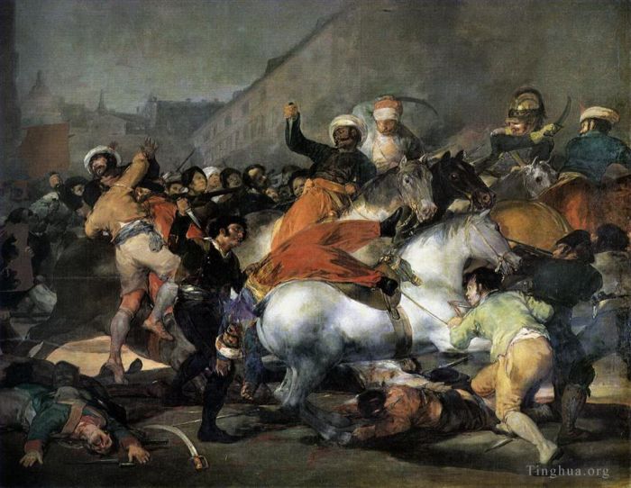 弗朗西斯科·戈雅 的油画作品 -  《1808年五月二日》