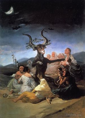 艺术家弗朗西斯科·戈雅作品《女巫安息日》
