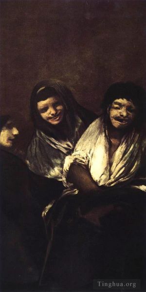 艺术家弗朗西斯科·戈雅作品《年轻人笑》
