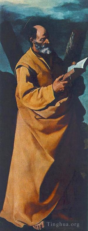 艺术家弗朗西斯科·德·苏巴朗作品《使徒圣安德鲁》