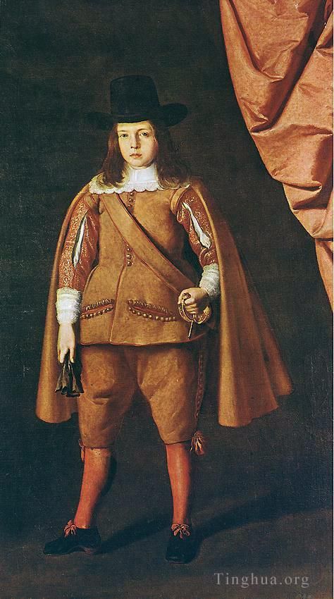 弗朗西斯科·德·苏巴朗 的油画作品 -  《梅迪纳塞利公爵的肖像》