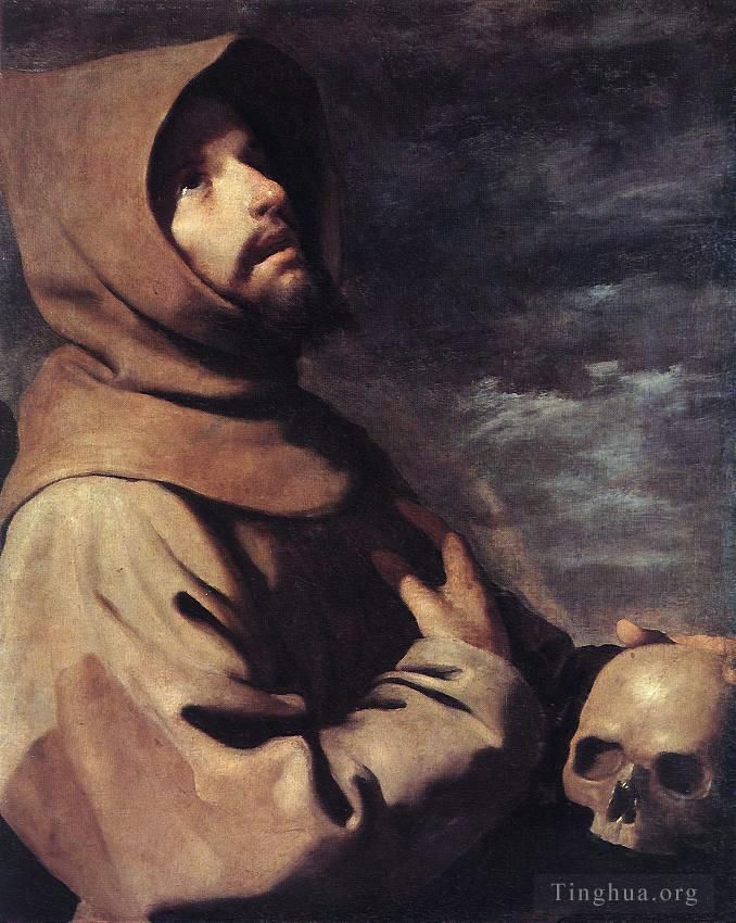 弗朗西斯科·德·苏巴朗 的油画作品 -  《圣弗朗西斯》