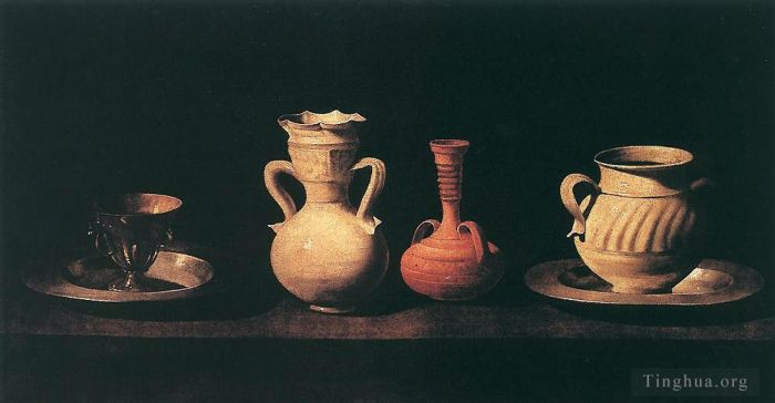 弗朗西斯科·德·苏巴朗 的油画作品 -  《静物》
