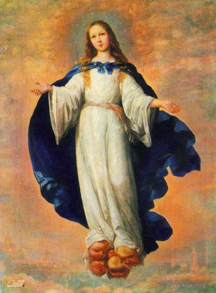 弗朗西斯科·德·苏巴朗 的油画作品 -  《圣母无染原罪2》