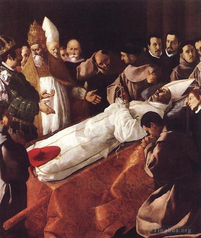 弗朗西斯科·德·苏巴朗 的油画作品 -  《圣博纳文图拉州的谎言》