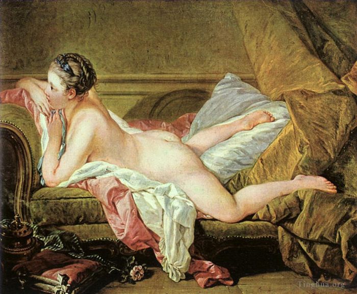 弗朗索瓦·布歇 的油画作品 -  《沙发上的人体》