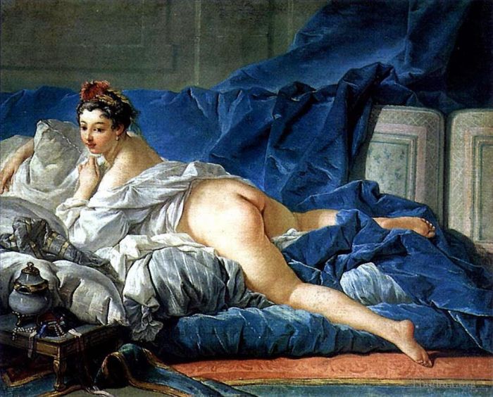 弗朗索瓦·布歇 的油画作品 -  《宫女》
