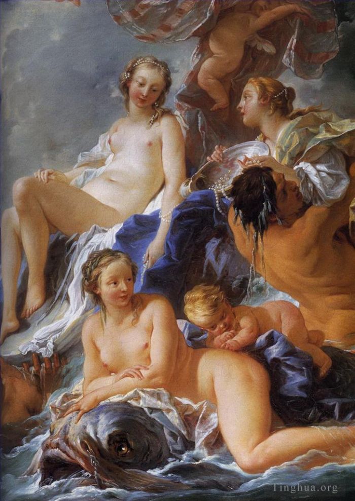 弗朗索瓦·布歇 的油画作品 -  《维纳斯凯旋》