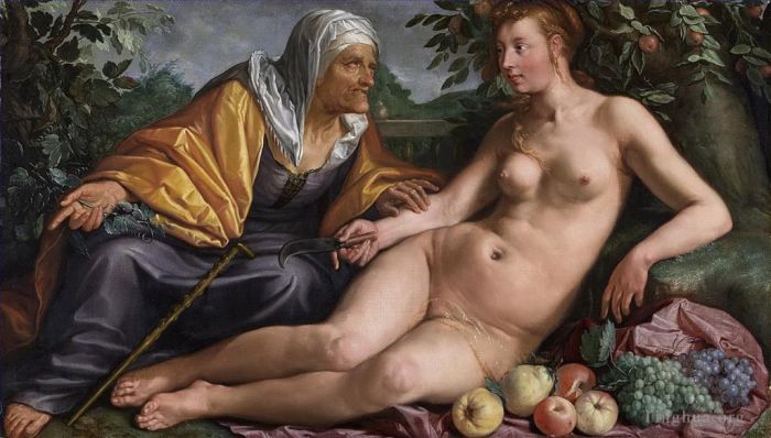 弗朗索瓦·布歇 的油画作品 -  《维尔图努斯和波莫纳》