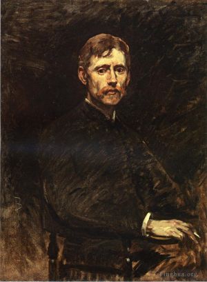 艺术家弗兰克·杜韦内克作品《埃米尔·卡尔森的肖像》
