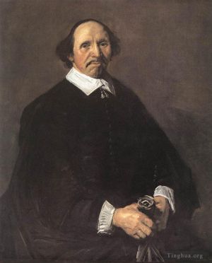艺术家弗兰斯·哈尔斯作品《一个男人的肖像,1555》