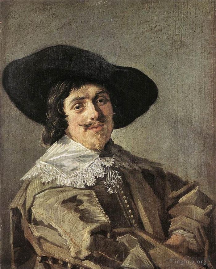 弗兰斯·哈尔斯 的油画作品 -  《一个男人的肖像,1635》