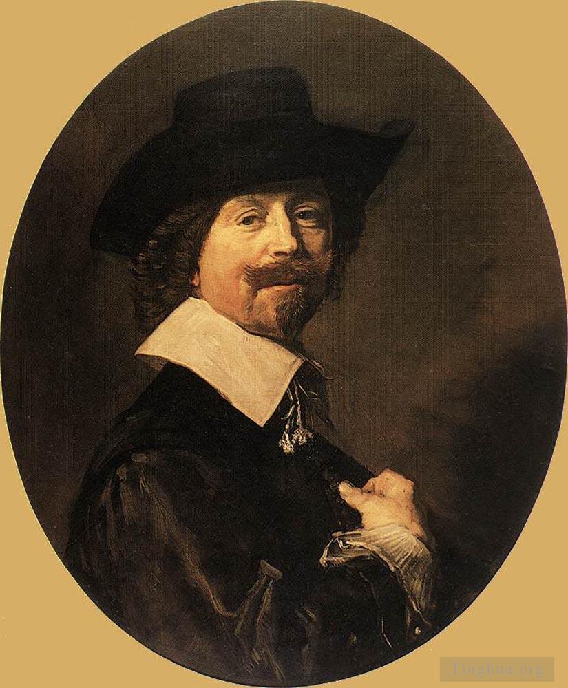 弗兰斯·哈尔斯作品《一个男人的肖像,1644》