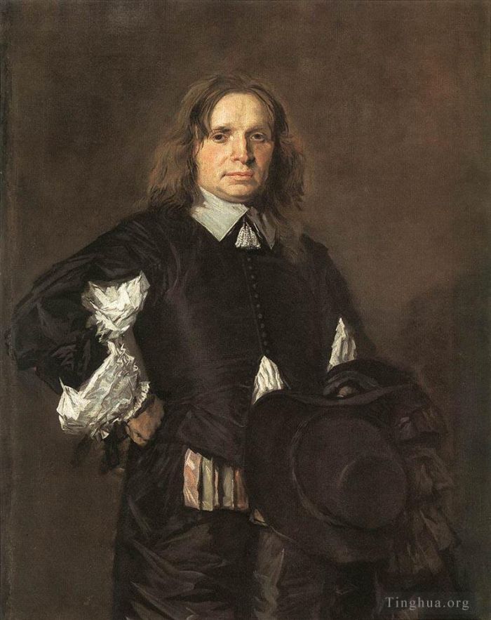 弗兰斯·哈尔斯 的油画作品 -  《一个男人的肖像》