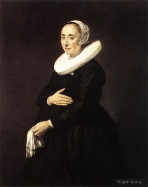 艺术家弗兰斯·哈尔斯作品《一个女人的肖像,16401》