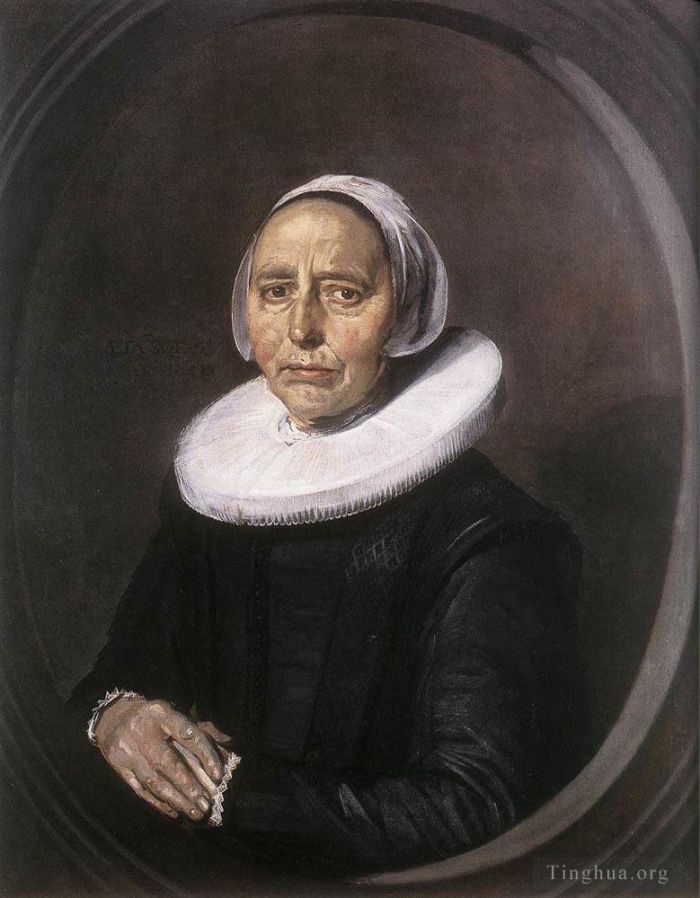 弗兰斯·哈尔斯 的油画作品 -  《一个女人的肖像,16402》