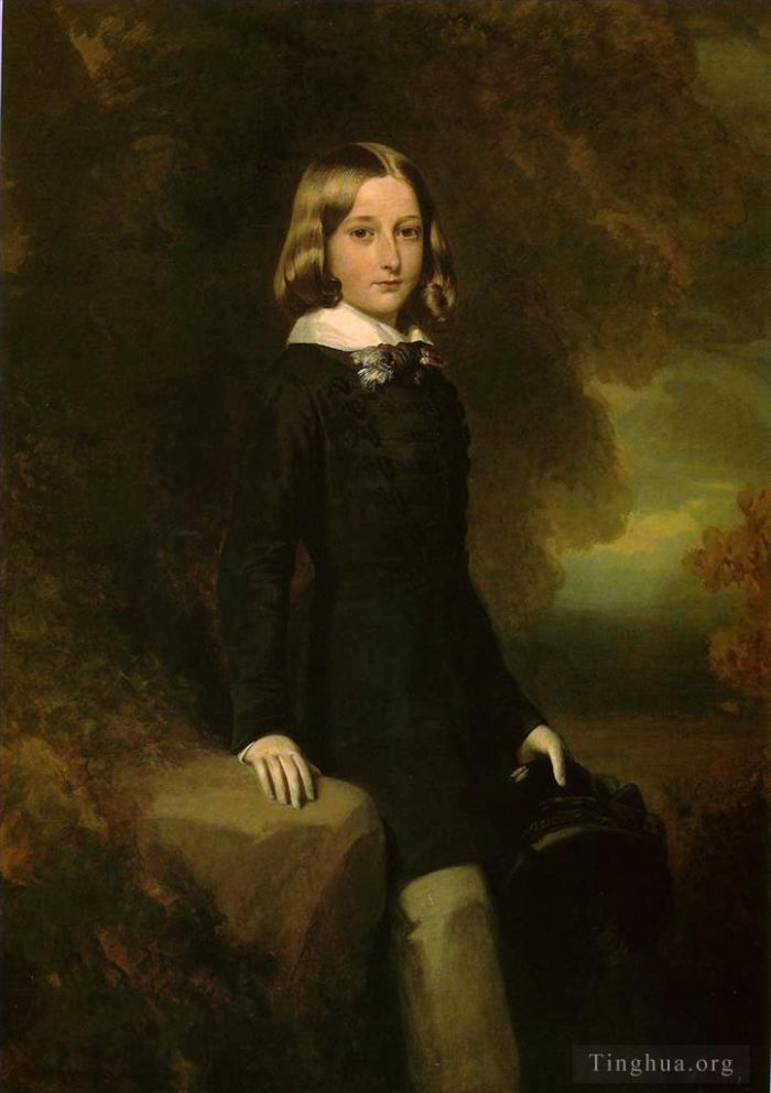弗朗兹·泽维尔·温特哈尔特 的油画作品 -  《布拉班特公爵利奥波德》