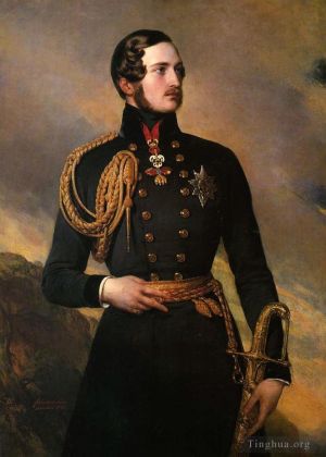 艺术家弗朗兹·泽维尔·温特哈尔特作品《阿尔伯特亲王,1842》