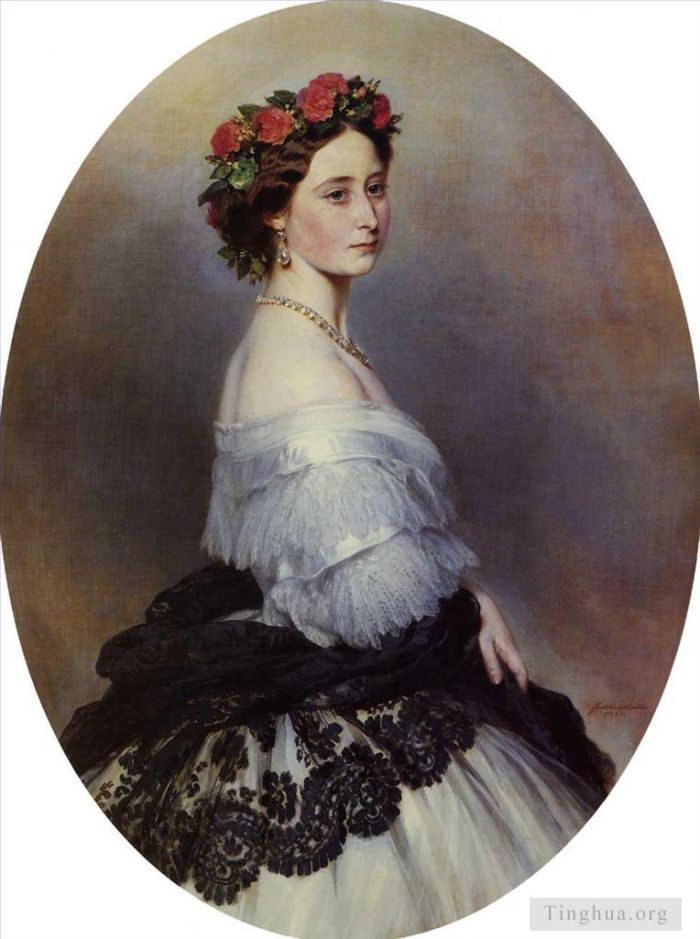 弗朗兹·泽维尔·温特哈尔特 的油画作品 -  《爱丽丝公主》