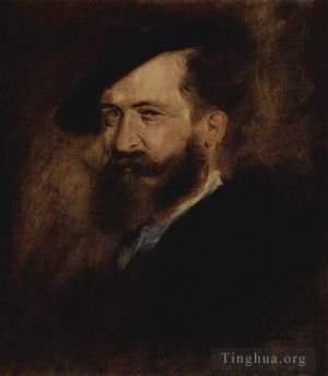 古董油画《Portrait of Wilhelm Busch》