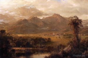 艺术家弗雷德里克·爱德温·丘奇作品《厄瓜多尔的山脉又名热带早晨》