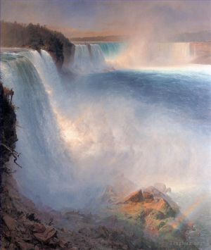 艺术家弗雷德里克·爱德温·丘奇作品《从美国一侧看尼亚加拉大瀑布》