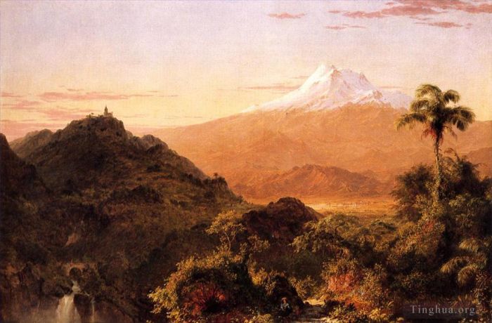 弗雷德里克·爱德温·丘奇 的油画作品 -  《南美风景》
