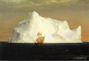 艺术家弗雷德里克·爱德温·丘奇作品《冰山》
