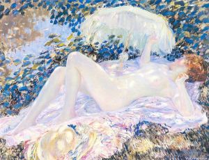 艺术家弗雷德里克·卡尔·弗里塞克作品《阳光下的金星》