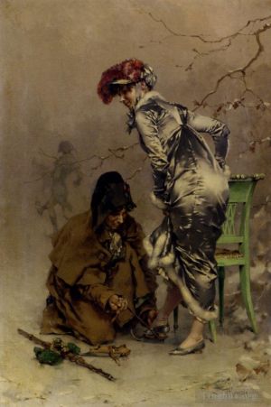 艺术家弗雷德里克·亨德里克·开莫若作品《冬季冒险之旅》