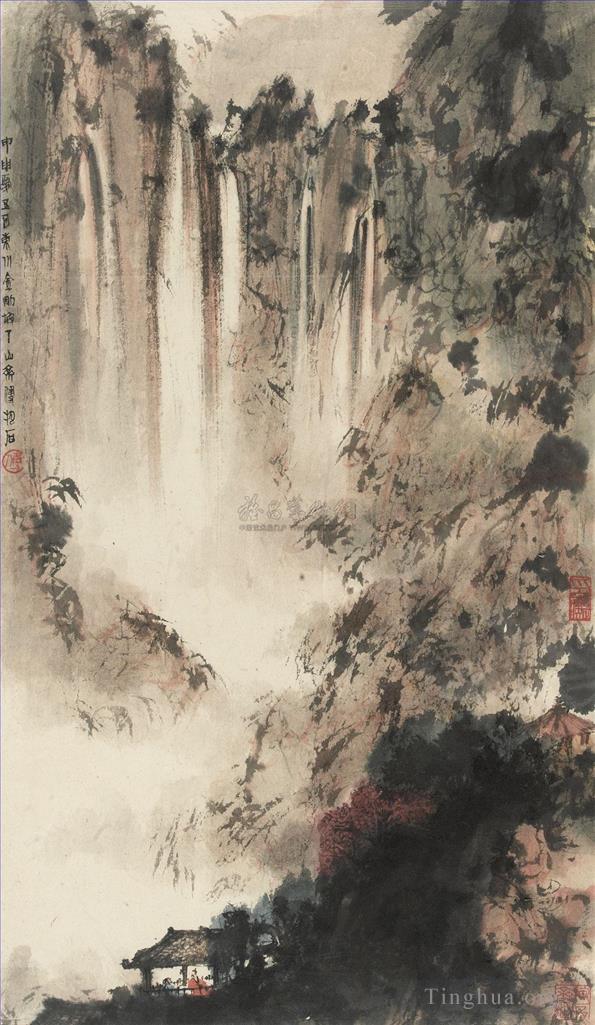 傅抱石作品《38,中国风景》