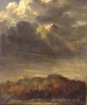 艺术家乔治·弗雷德里克·沃茨作品《云的研究》
