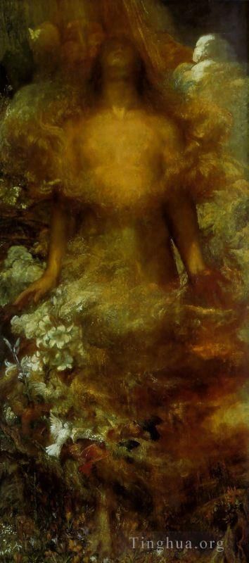乔治·弗雷德里克·沃茨 的油画作品 -  《无题8》