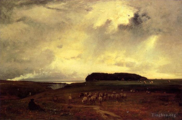乔治·英尼斯 的油画作品 -  《风暴》