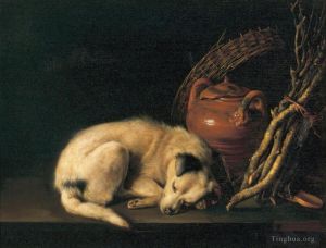 艺术家杰勒德·凡·洪特霍斯特作品《狗》