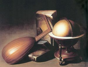 艺术家杰勒德·凡·洪特霍斯特作品《琵琶静物》