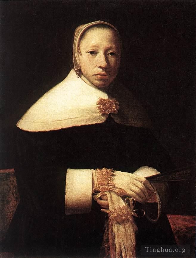 杰勒德·凡·洪特霍斯特 的油画作品 -  《一个女人的肖像》