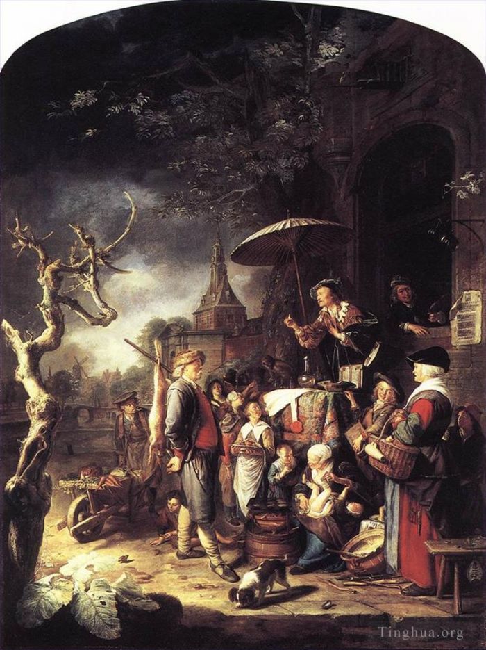 杰勒德·凡·洪特霍斯特 的油画作品 -  《庸医》