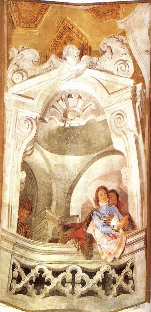 乔瓦尼·巴蒂斯塔·提也波洛 的各类绘画作品 -  《崇拜者》