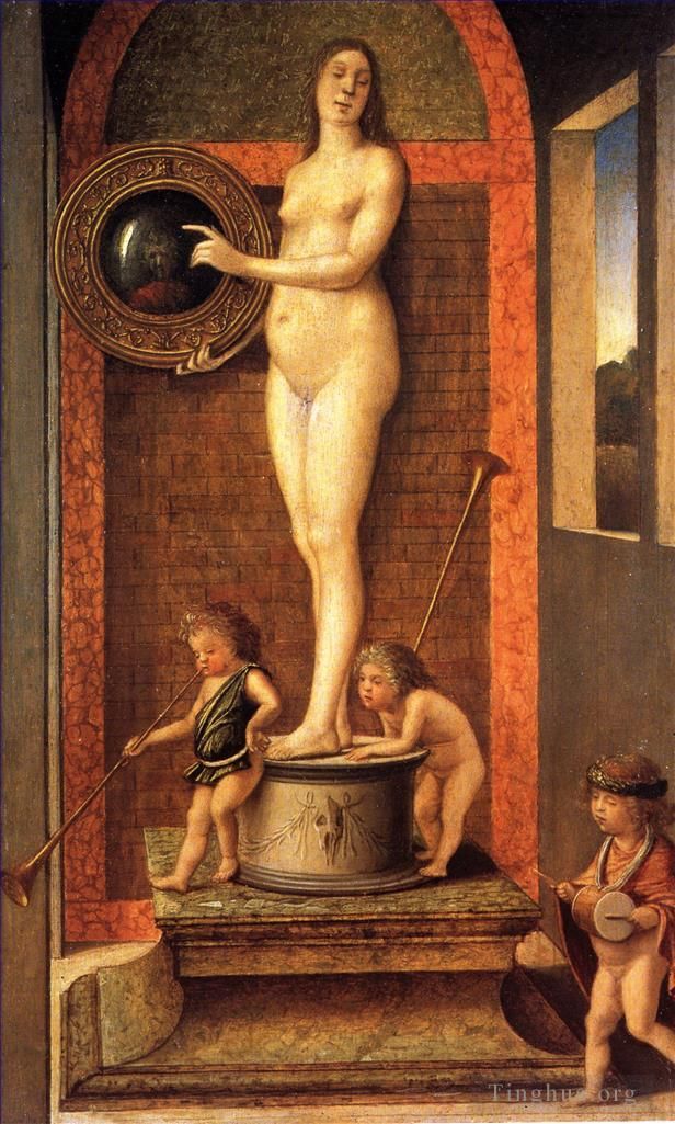 乔瓦尼·贝利尼 的油画作品 -  《虚荣的寓言》