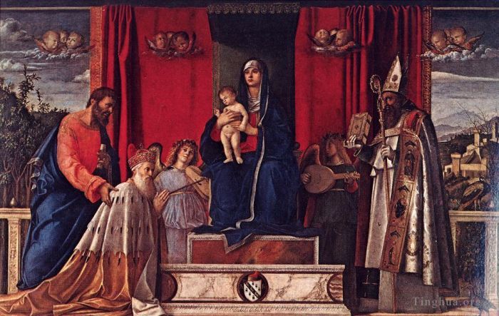 乔瓦尼·贝利尼 的油画作品 -  《巴尔巴里戈祭坛画》
