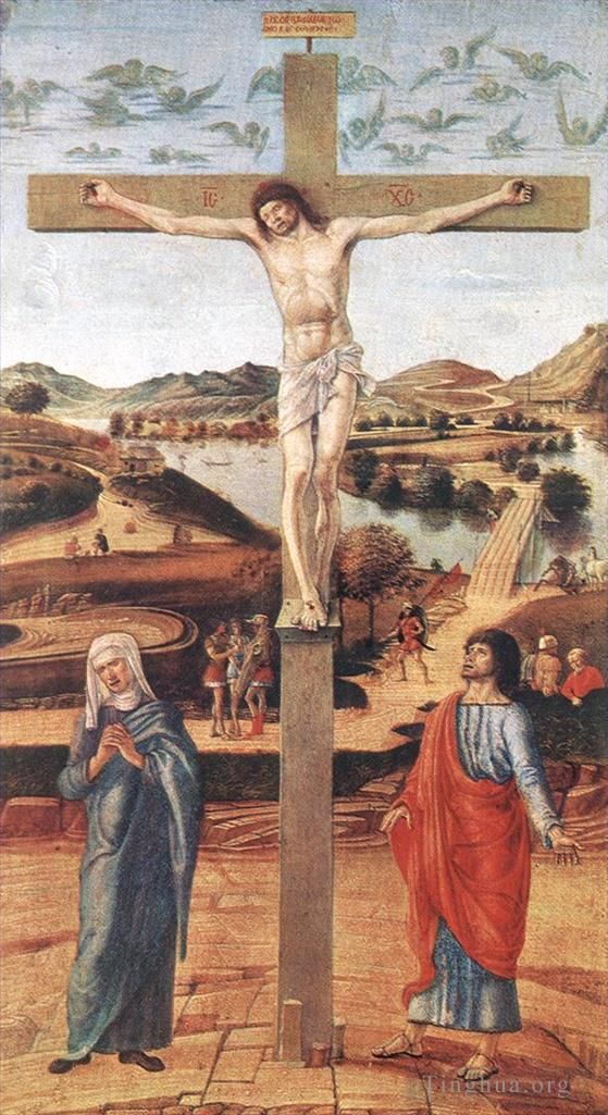 乔瓦尼·贝利尼 的油画作品 -  《十字架》