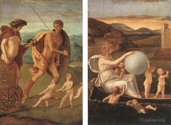 乔瓦尼·贝利尼 的油画作品 -  《四个寓言1》