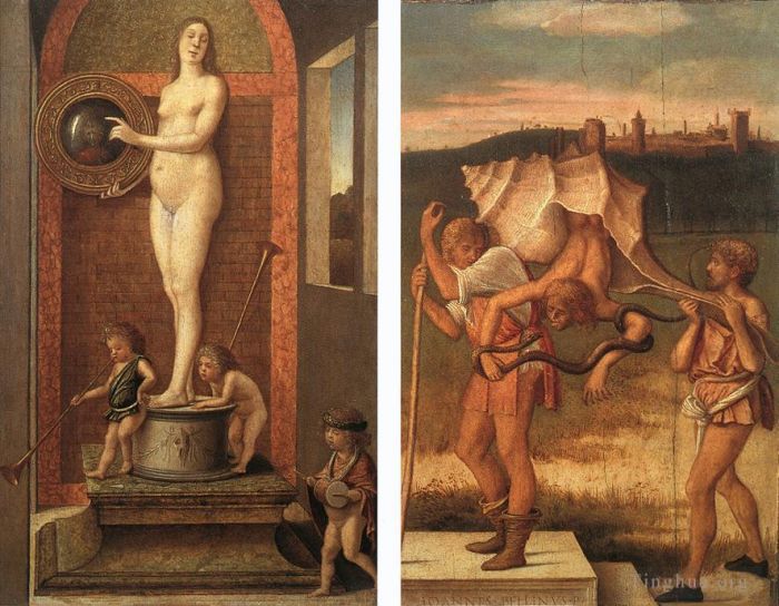 乔瓦尼·贝利尼 的油画作品 -  《四个寓言2》