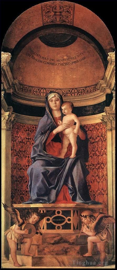 乔瓦尼·贝利尼 的油画作品 -  《弗拉里三联画》