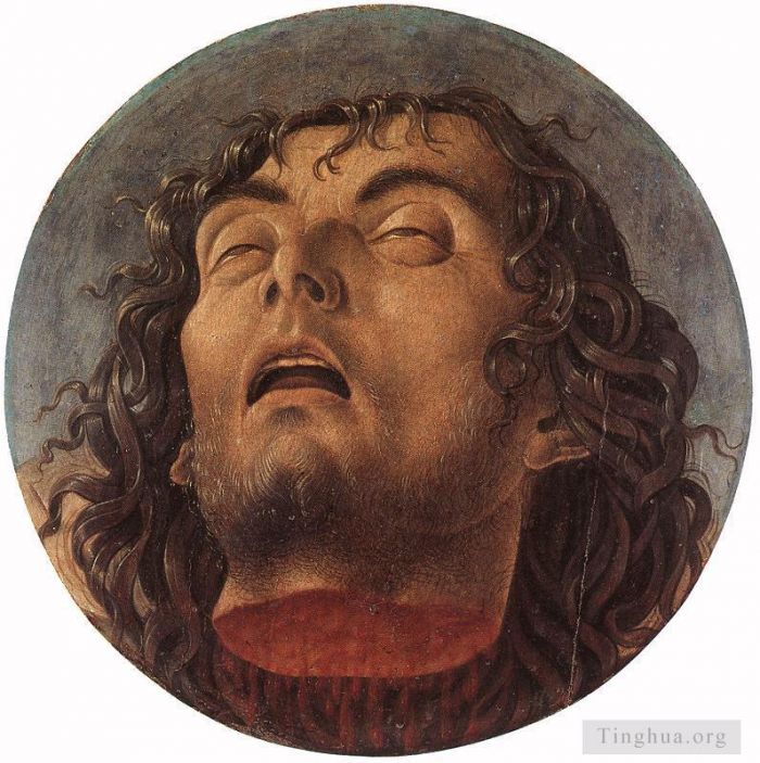 乔瓦尼·贝利尼 的油画作品 -  《施洗者圣约翰的头》